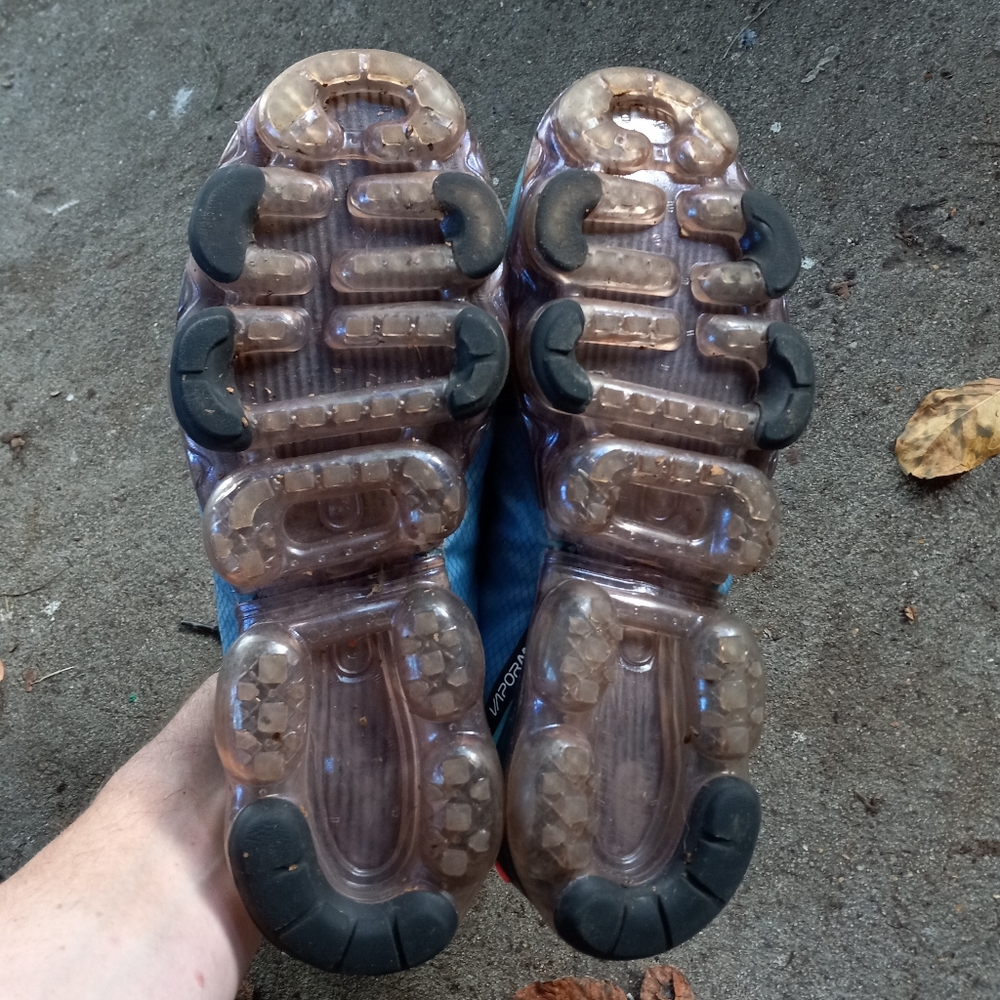 Nike Vapormax Indigo Force/Light Blue Fury-Black 2019 sneakers men size 9.5 - Picture 4 of 6